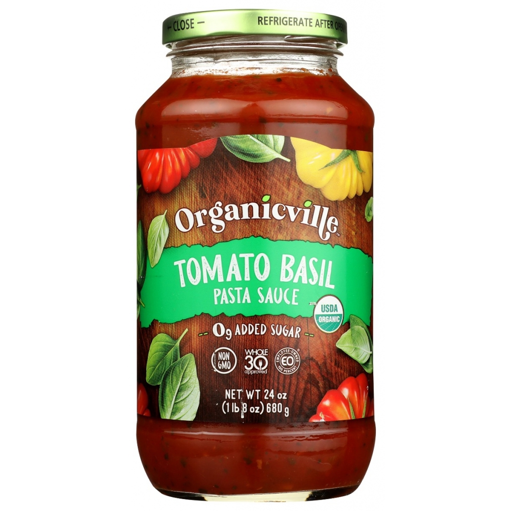 Organic Tomato and Basil Pasta Sauce