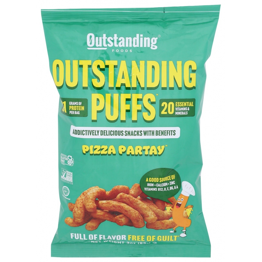 Pizza Partay Puff Snack, 3 oz