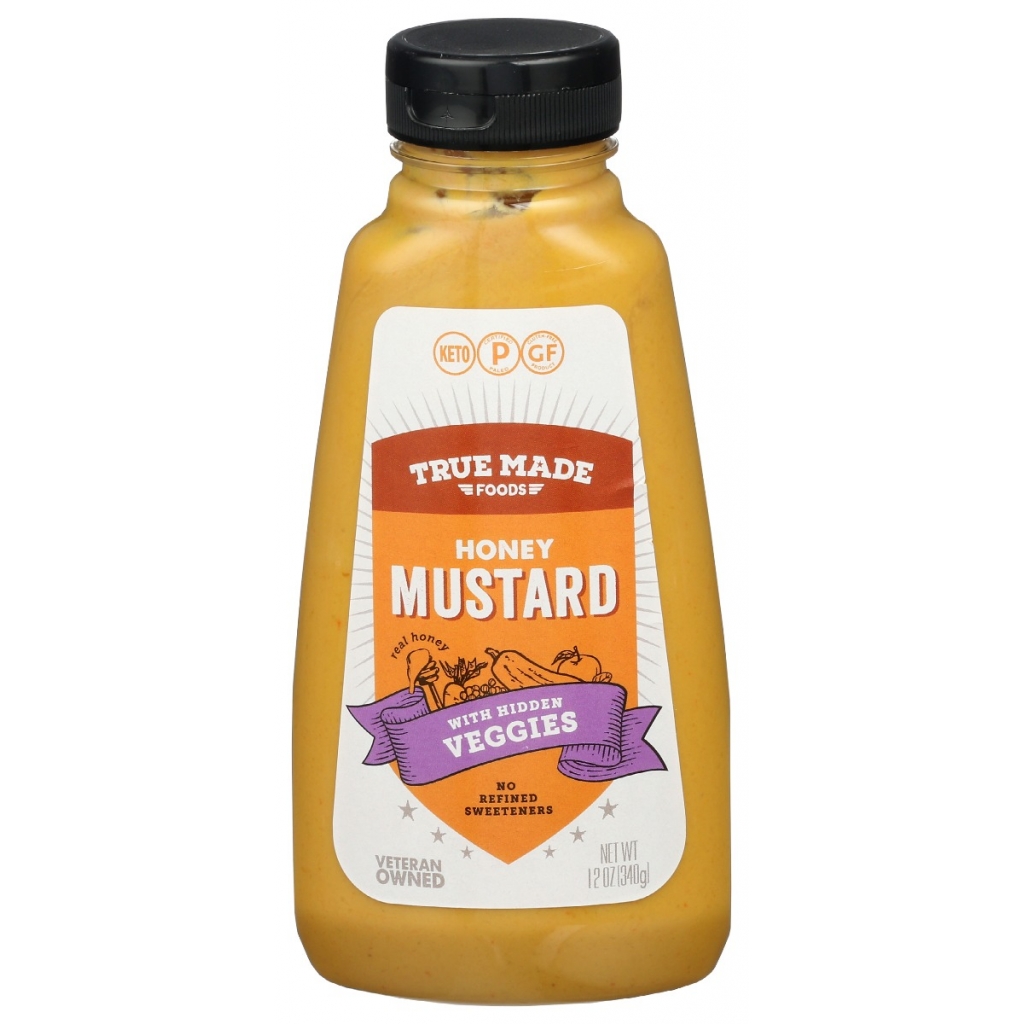 Sweet Honey Mustard with Hidden Veggies, 12 oz - Healthier Dipping Sauce