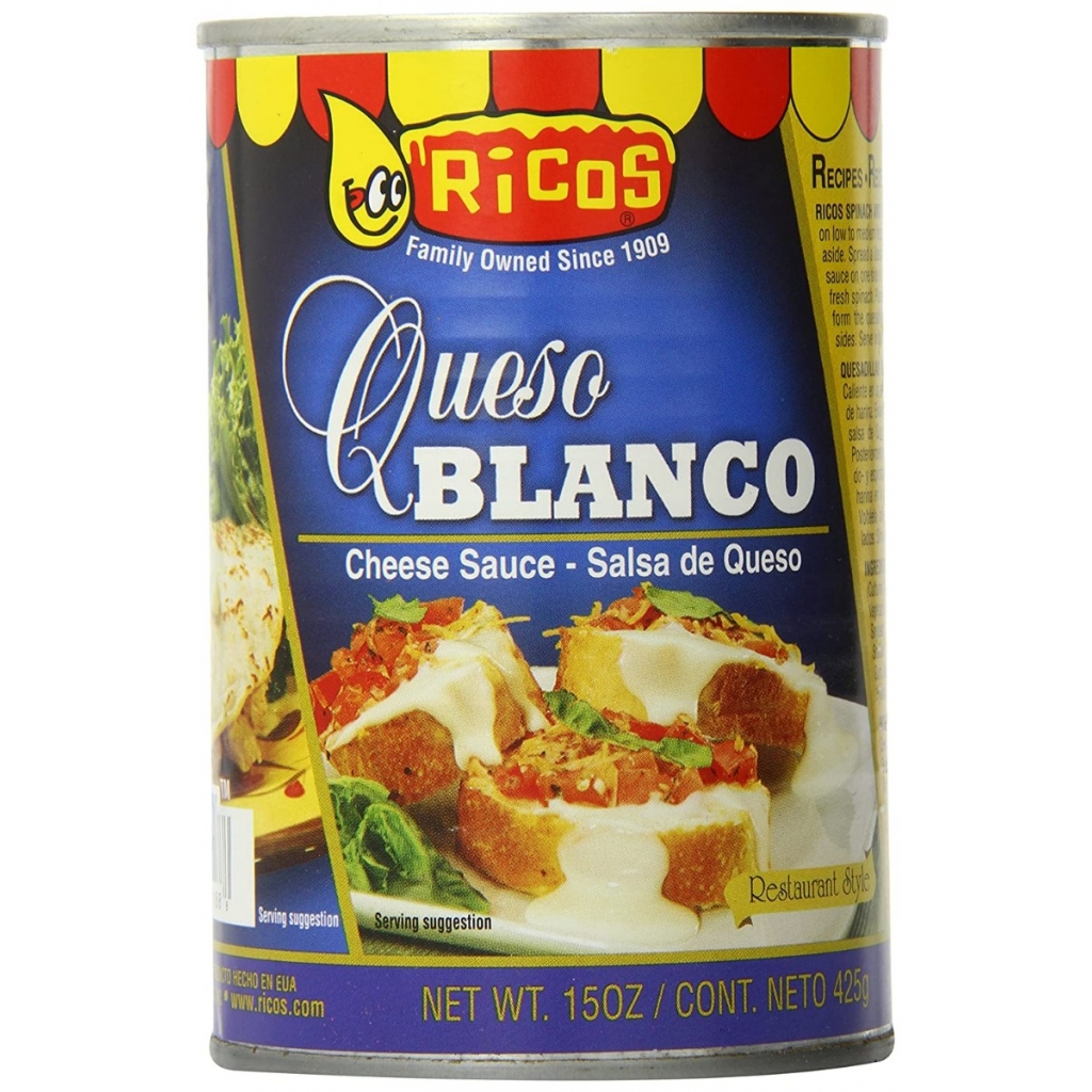 Rich and Creamy Queso Blanco Cheese Sauce - 15 oz