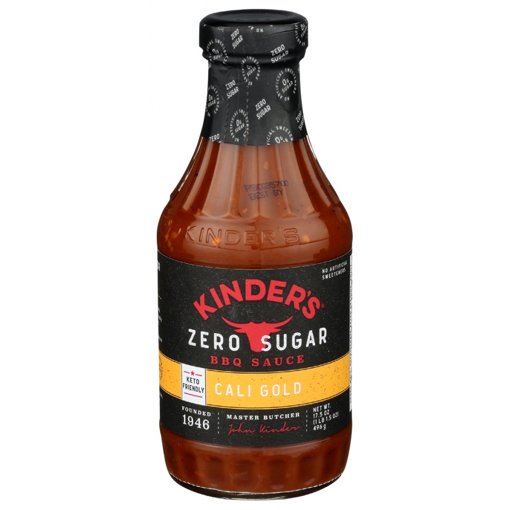 Kinder's Zero Sugar Cali Gold BBQ Sauce - 17.5 oz