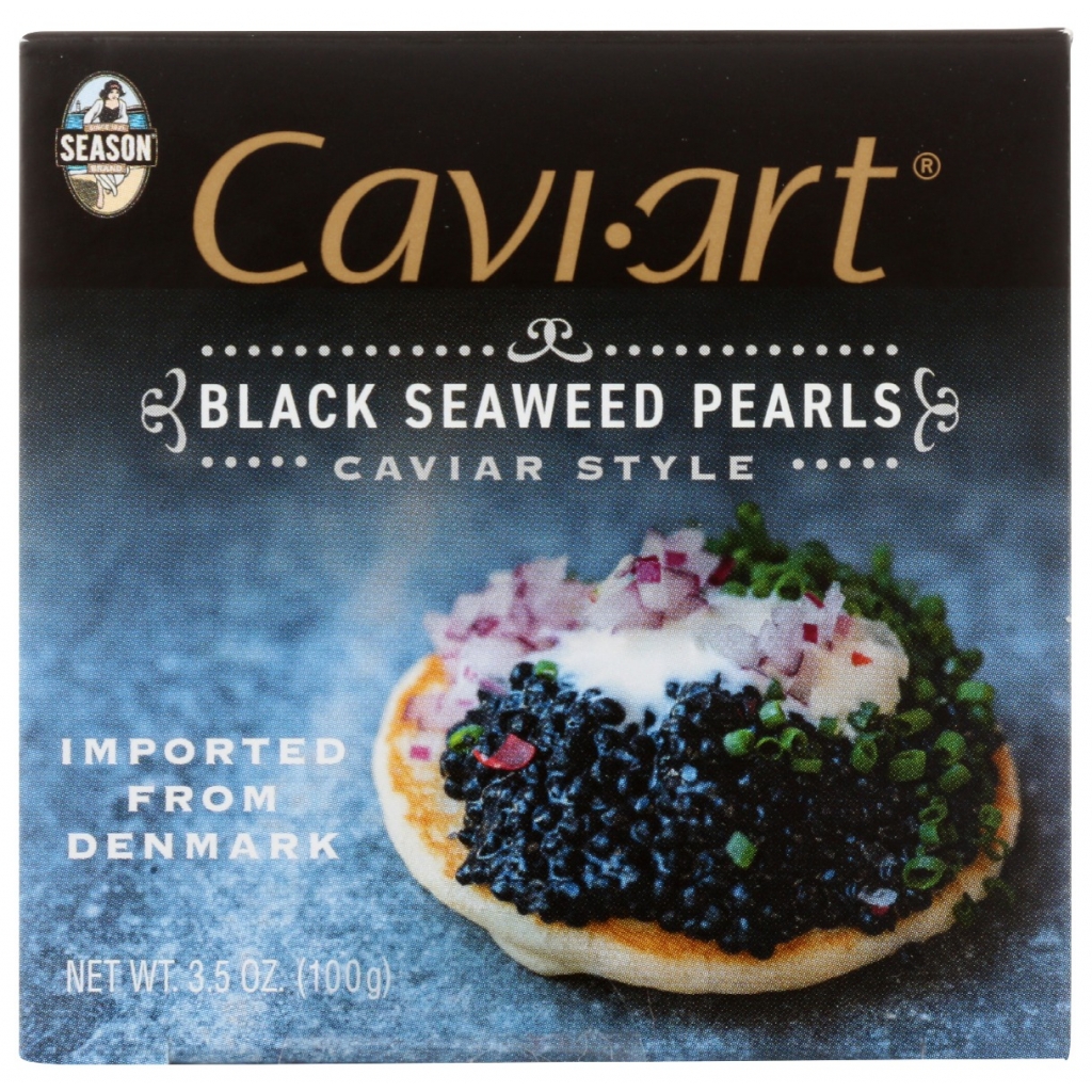 Caviart Black Seaweed Pearls - 3.5 oz