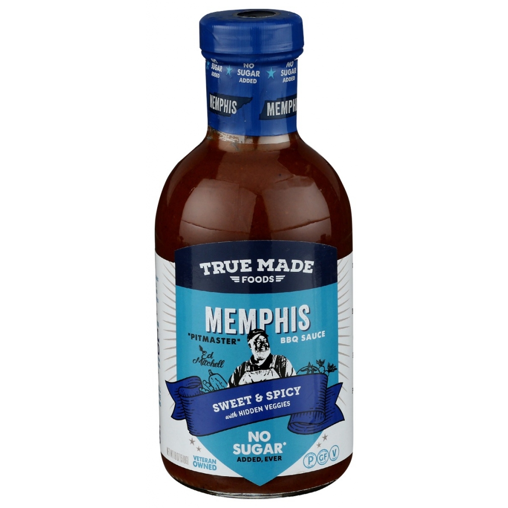 Memphis No Sugar BBQ Sauce - 18 oz