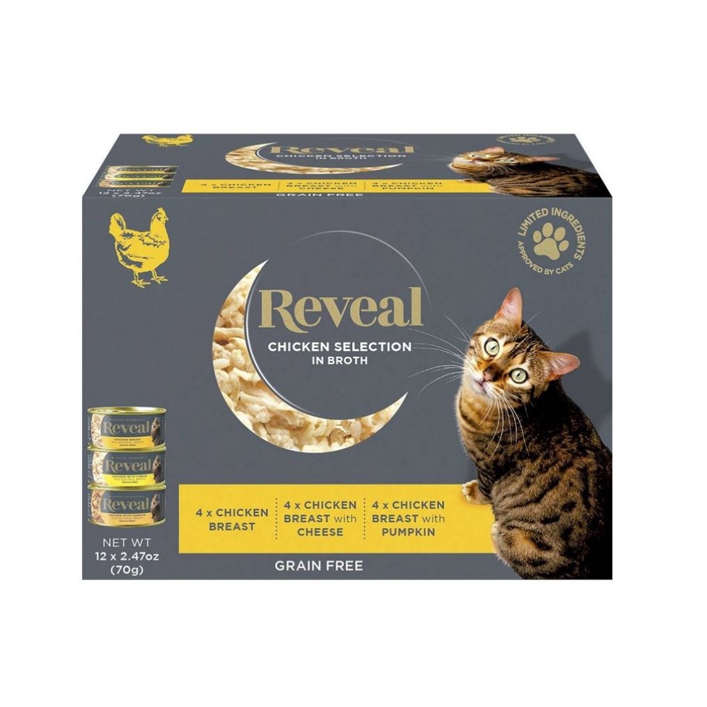 Premium Chicken Selection Cat Food, 12-Pack