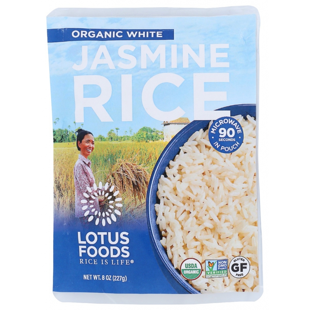 Organic Jasmine White Rice - 8 oz