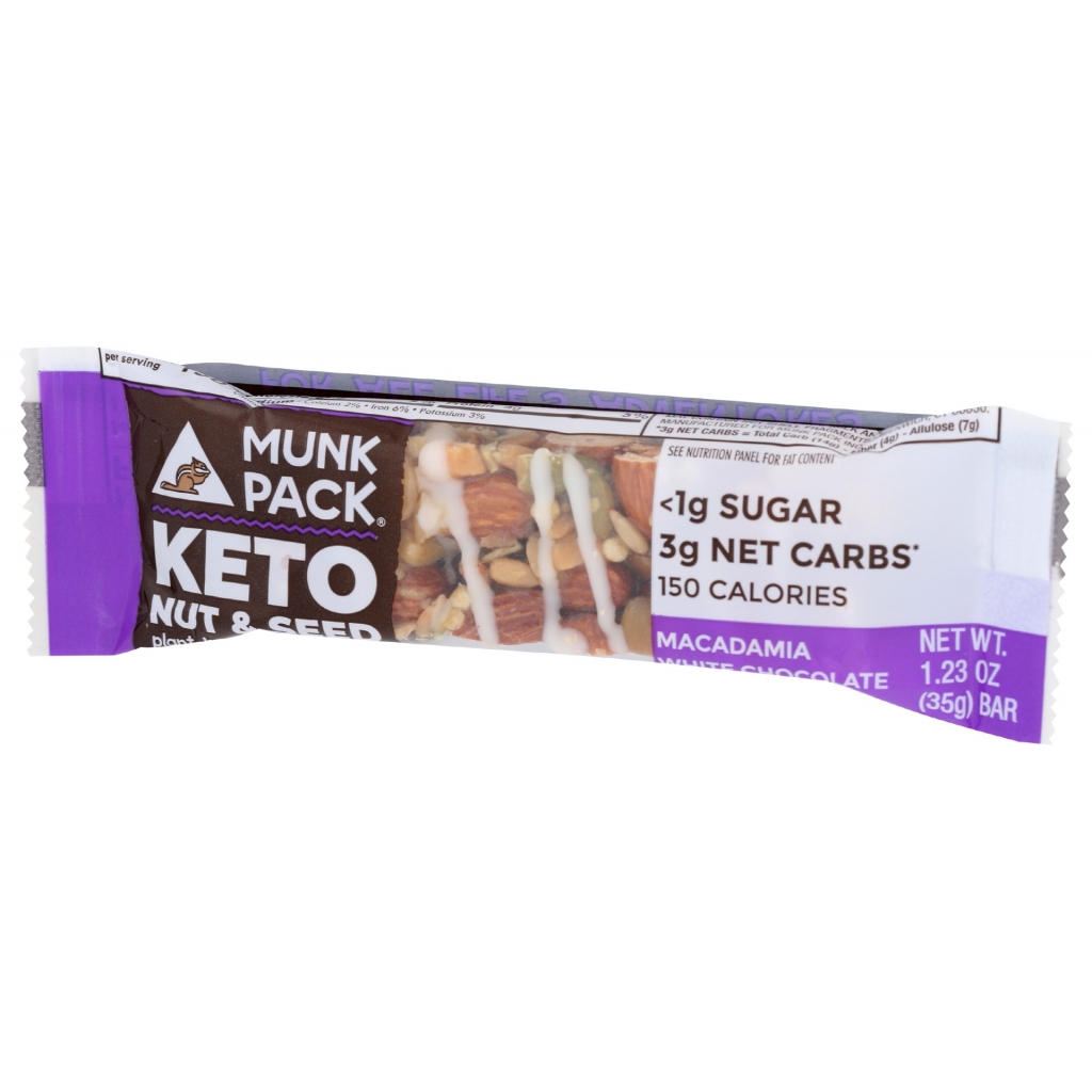 White Chocolate Macadamia Nut Bars with Maca - 1.23 oz