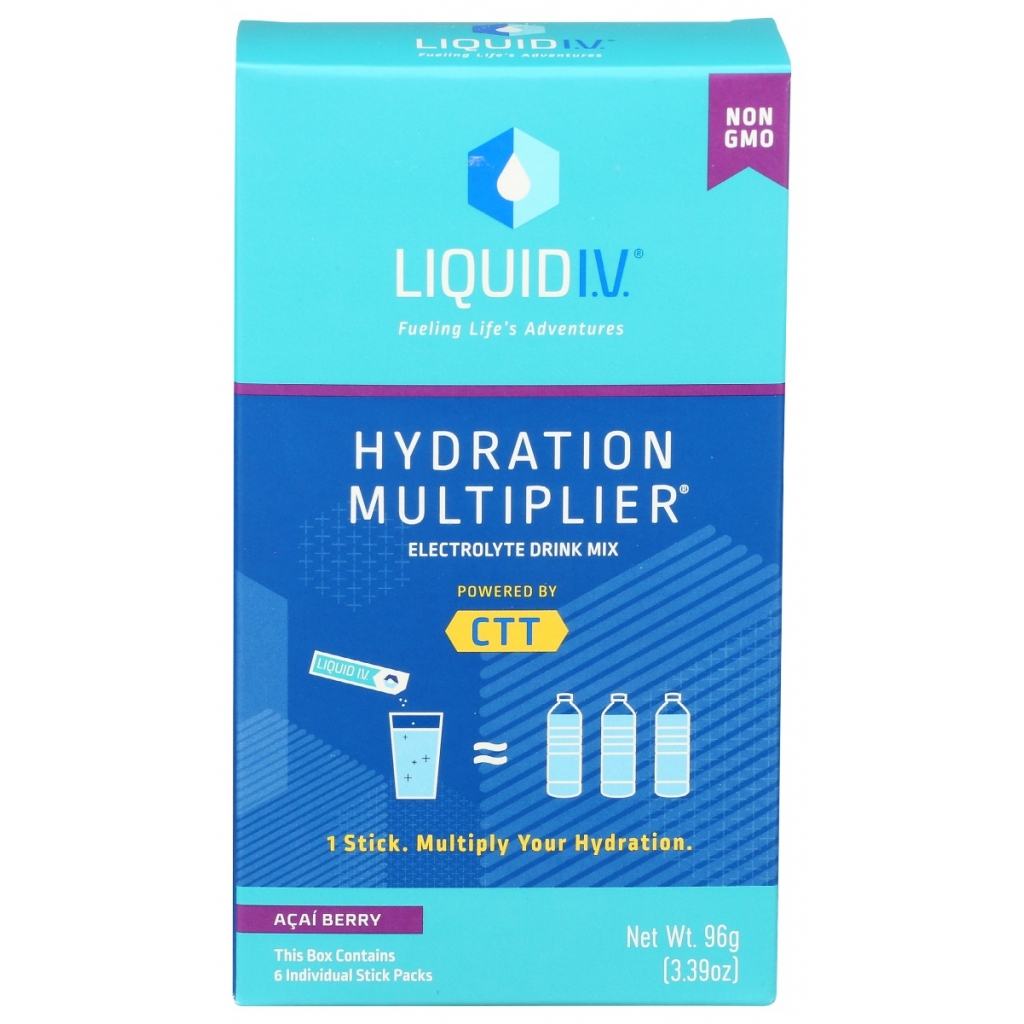 Hydration Multiplier Acai Berry, 6 Pkt, 3.39 oz