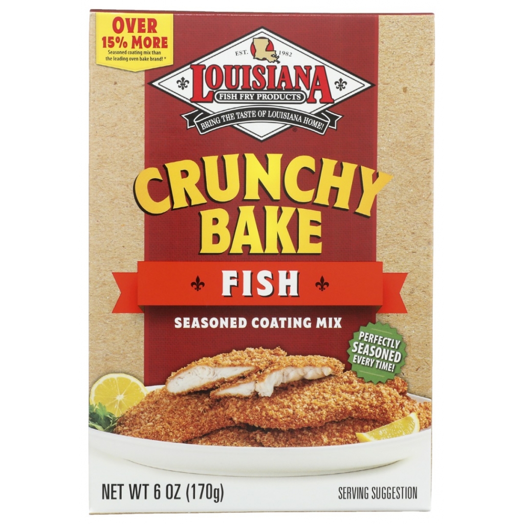 Louisiana Seasoned Crunchy Bake Fish, 6 OZ