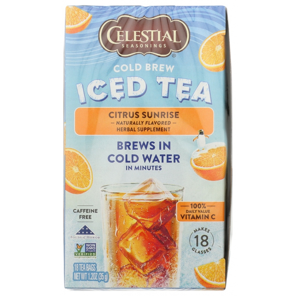 Chillin' Citrus Cold Brew Tea Bags, 18 ct