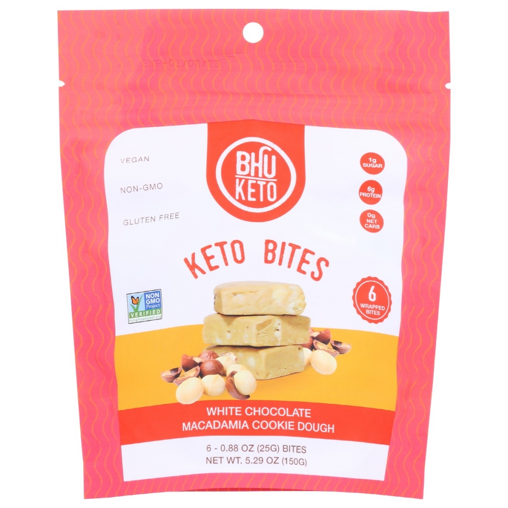 White Chocolate Macadamia Keto Bites - 5.29 oz