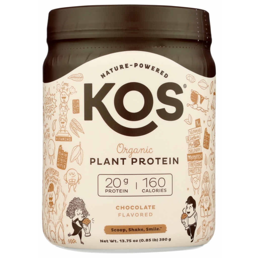 Organic Plant Protein Chocolate Powder - 13.75 oz