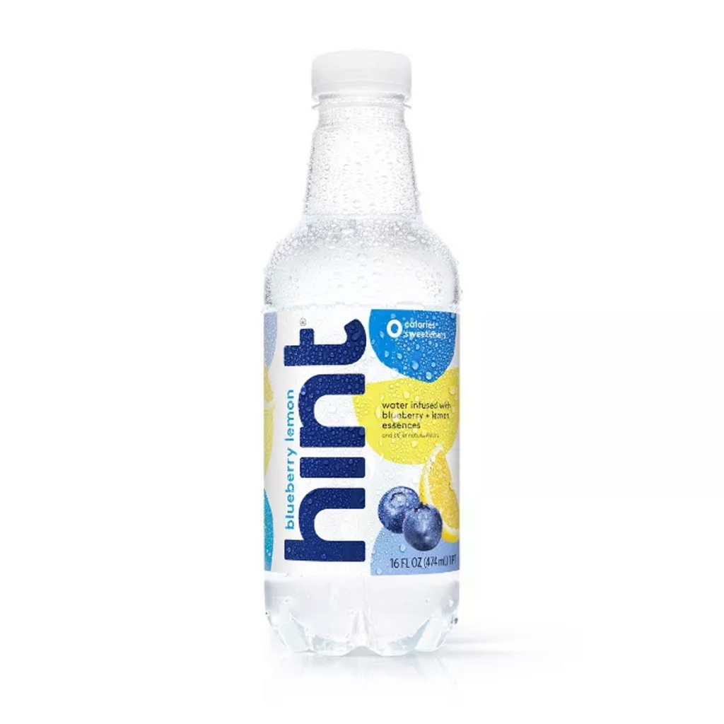 Blueberry Lemon Flavored Water - Refreshing Beverage, 16 fo