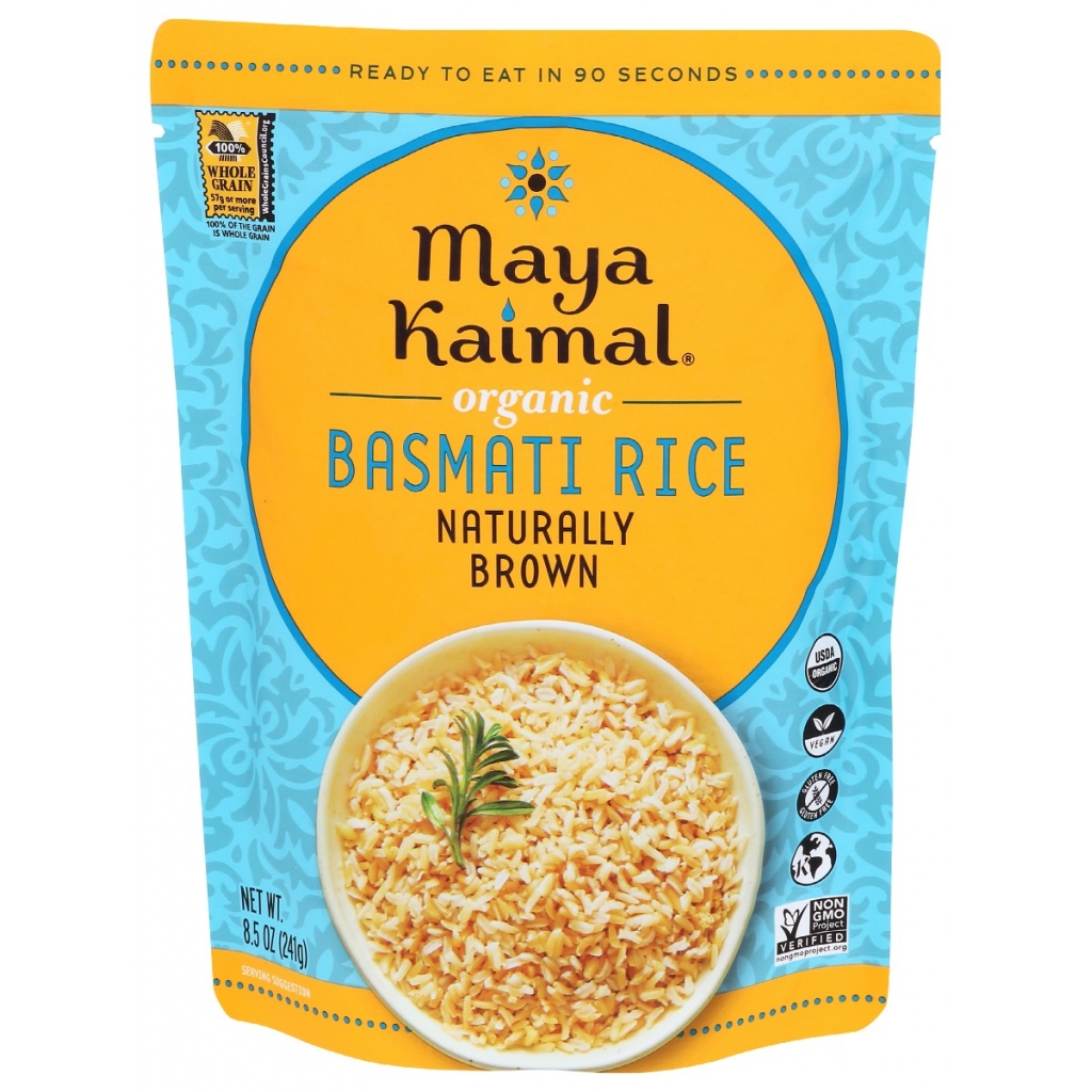 Naturally Brown Basmati Rice - 8.5 oz - Nutritious Whole Grain