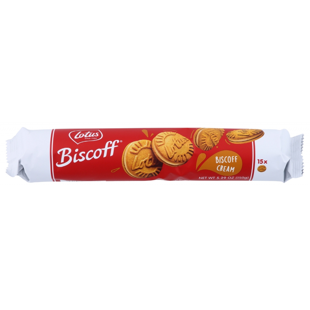 Lotus Biscoff Cream Sandwich Cookies - 5.29 oz