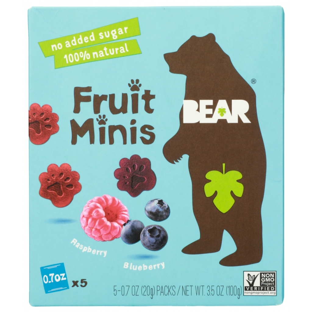 Raspberry & Blueberry Fruit Minis, 3.5 oz