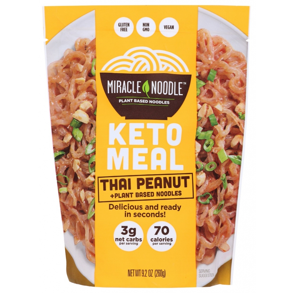 Miracle Noodle Thai Peanut Keto Meal