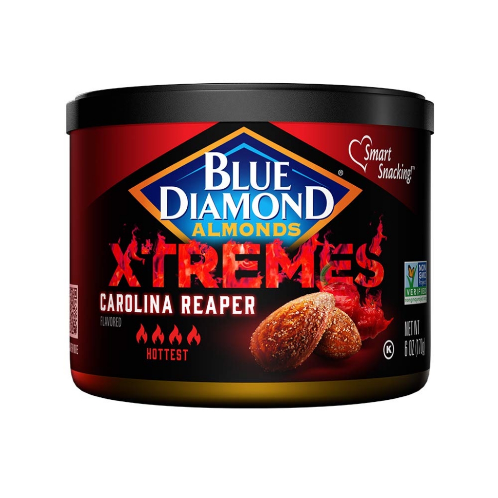 Spicy XTREMES Carolina Reaper Hot Almonds - 6 oz