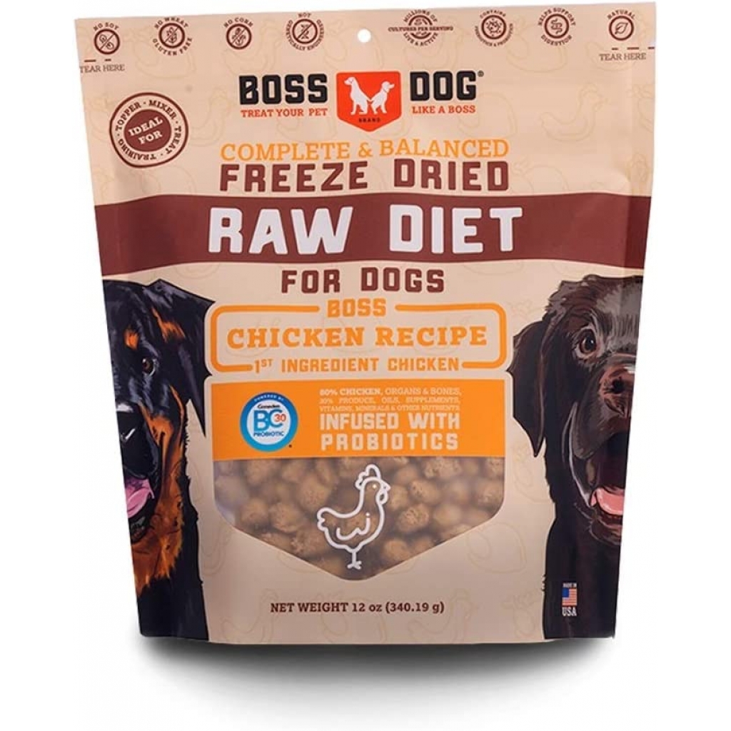 Chicken Recipe Freeze-Dried Dog Food - 12 oz