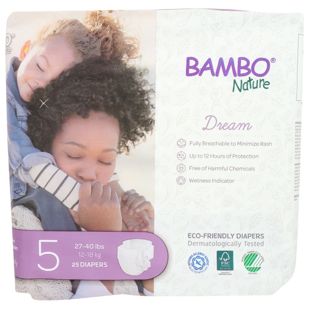 Eco-Friendly Baby Diapers Size 5 - 25 Pack