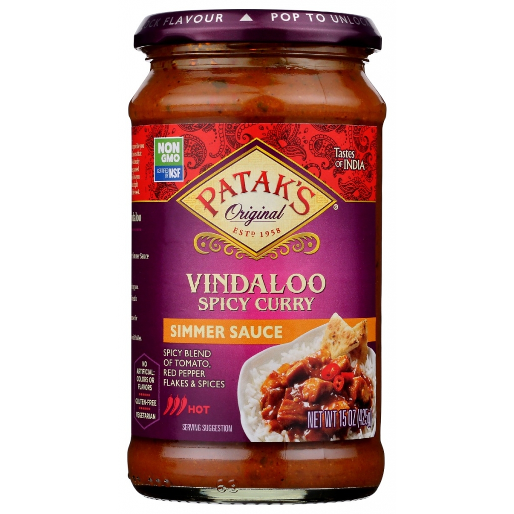 Vindaloo Spicy Curry Simmer Sauce - 15 oz