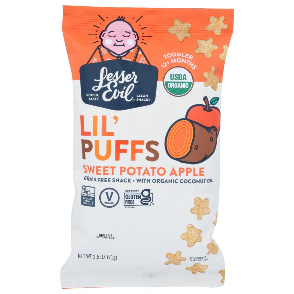 Sweet Potato Apple Lil Puffs - 2.5 oz