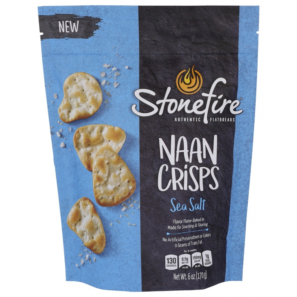 Sea Salt Naan Crisps, 6 oz