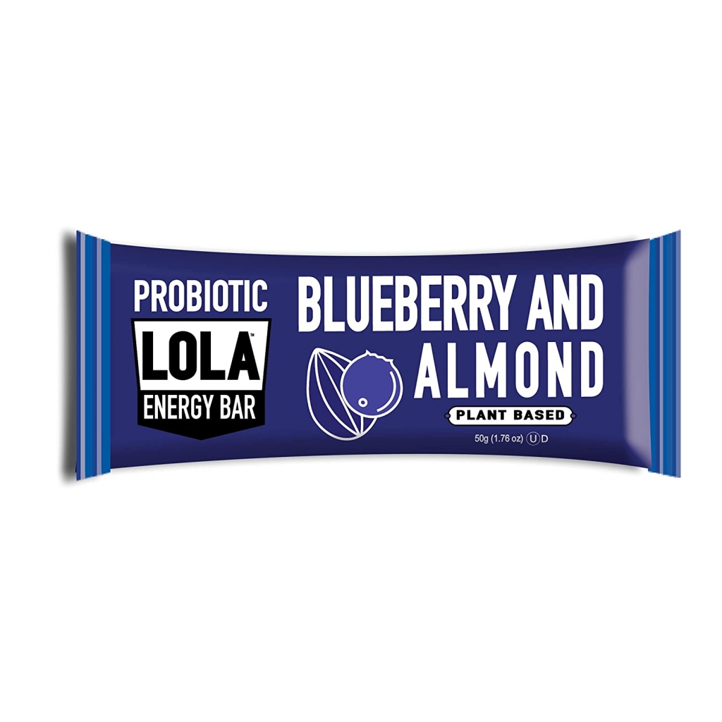 Blueberry Almond Snack Bar with Probiotics