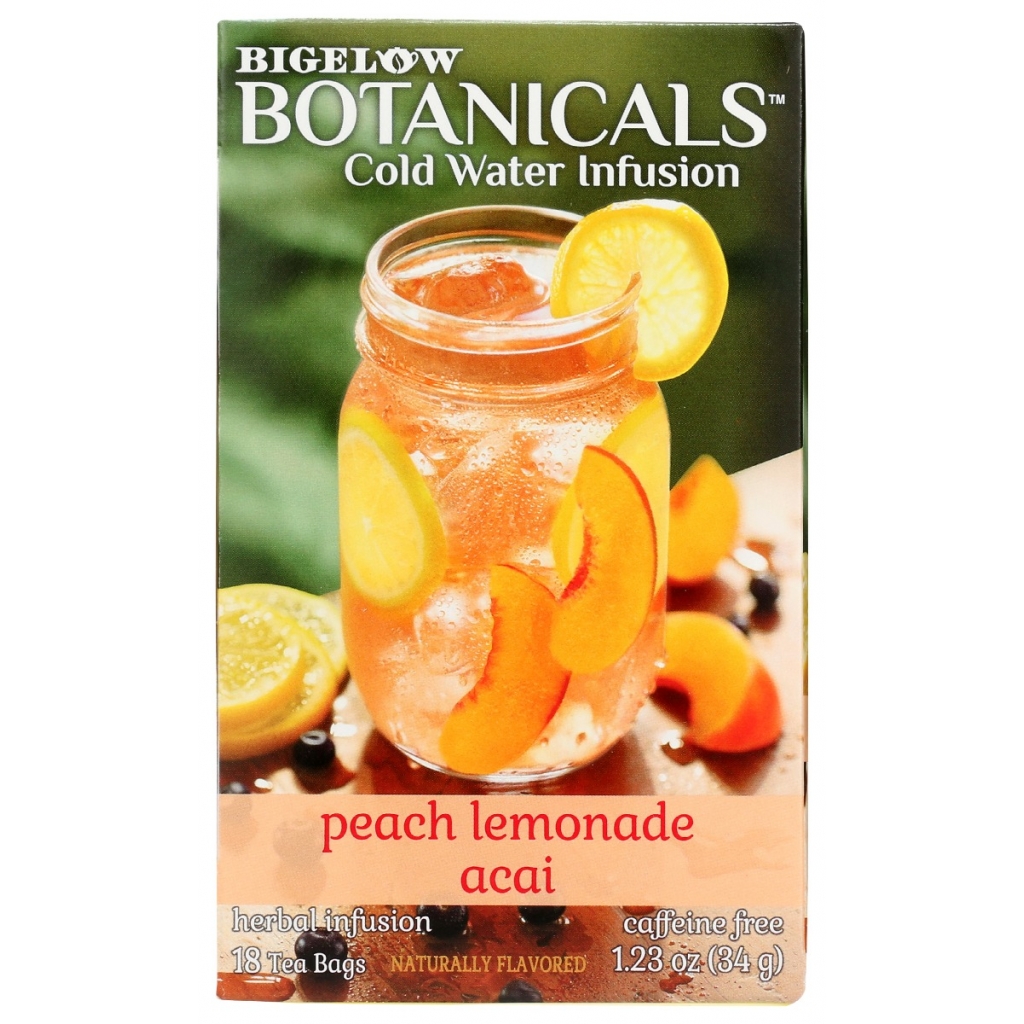 Caffeine-Free Peach Lemonade Acai Tea - 18 Tea Bags