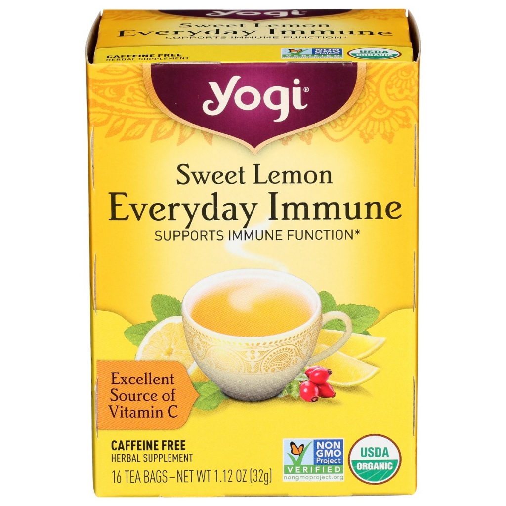 Yogi Sweet Lemon Everyday Immune Tea - 16 Bags