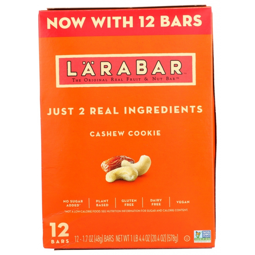 Cashew Cookie Bar, 12 Count, 20.4 oz