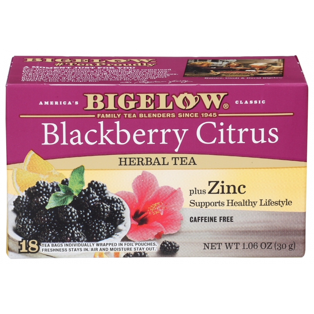 Blackberry Citrus Plus Zinc Herbal Tea, 1.06 oz