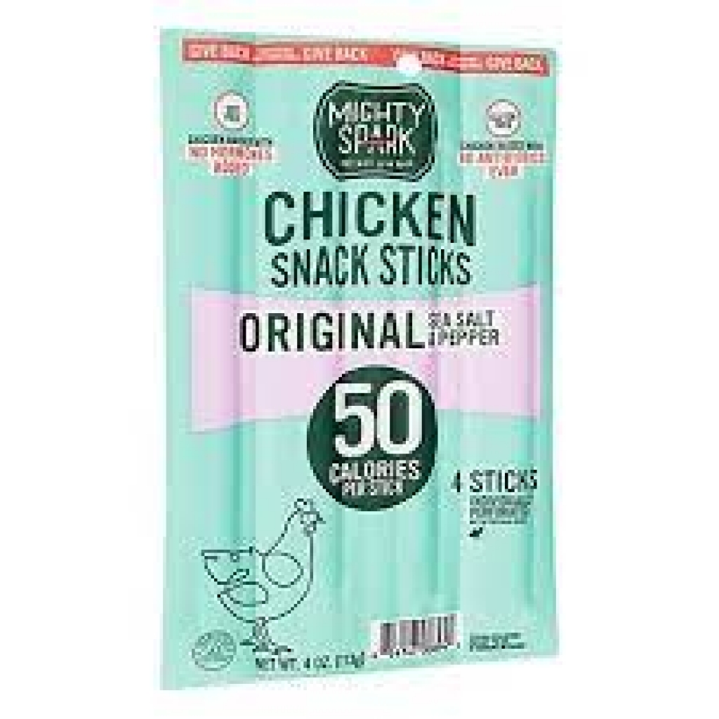 Chicken Snack Sticks with Sea Salt & Pepper, 4 oz