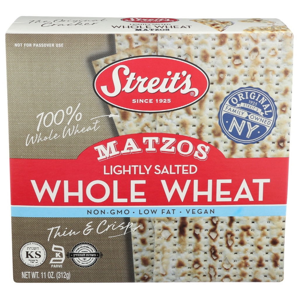 Lightly Salted Whole Wheat Matzo - 11 oz