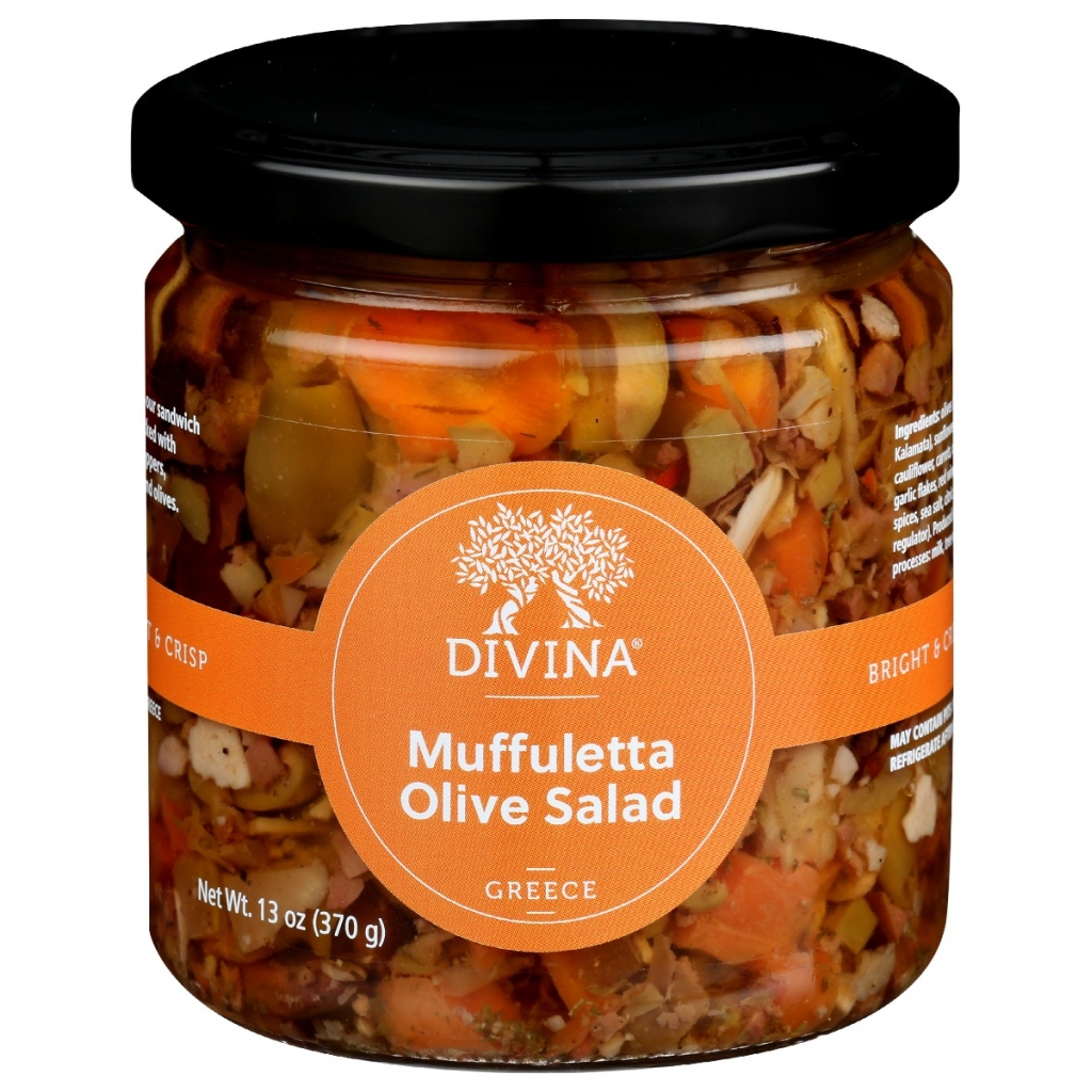 Authentic Olive Muffuletta Salad for Gourmet Sandwiches, 13 oz