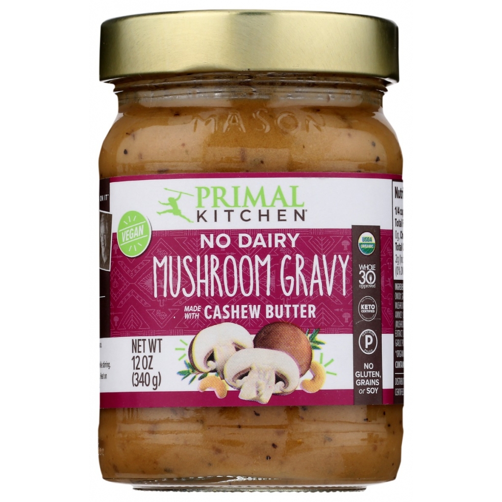 Non-Dairy Mushroom Gravy - 12 oz