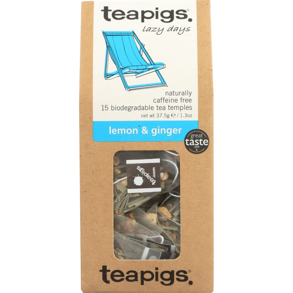 Lemon Ginger Tea Blend - 15 Individual Tea Bags