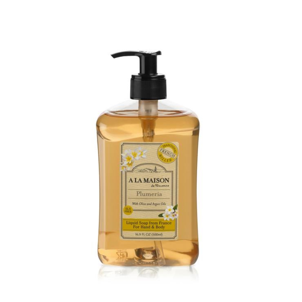 Plumeria Liquid Soap for Gentle Cleansing