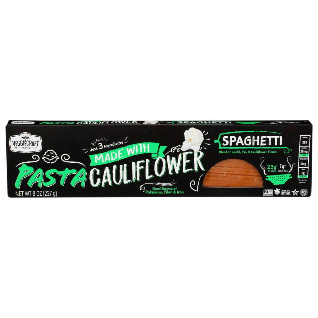 Veggiecraft Farms Cauliflower Spaghetti Pasta, 8 oz