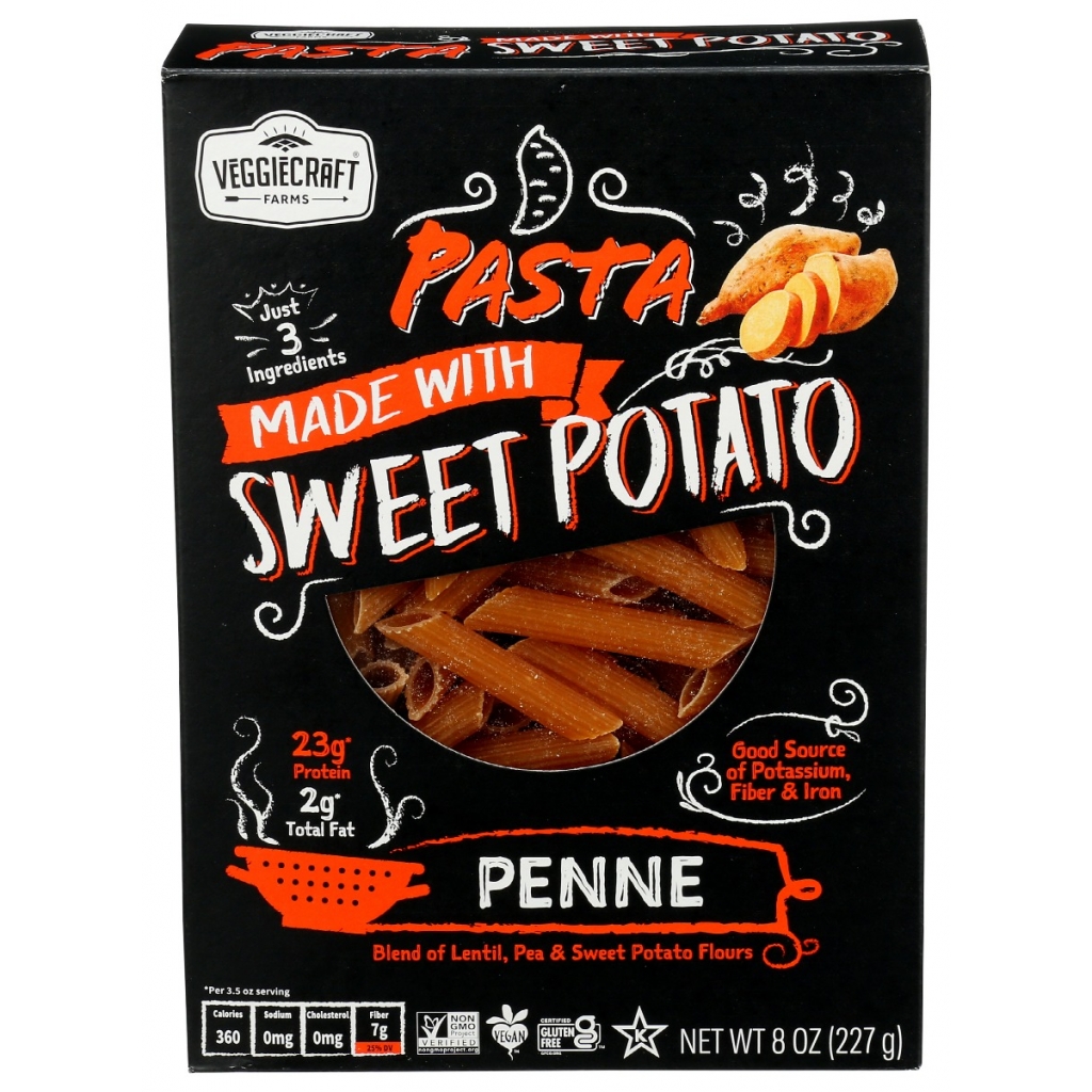 Sweet Potato Penne Pasta, 8 oz