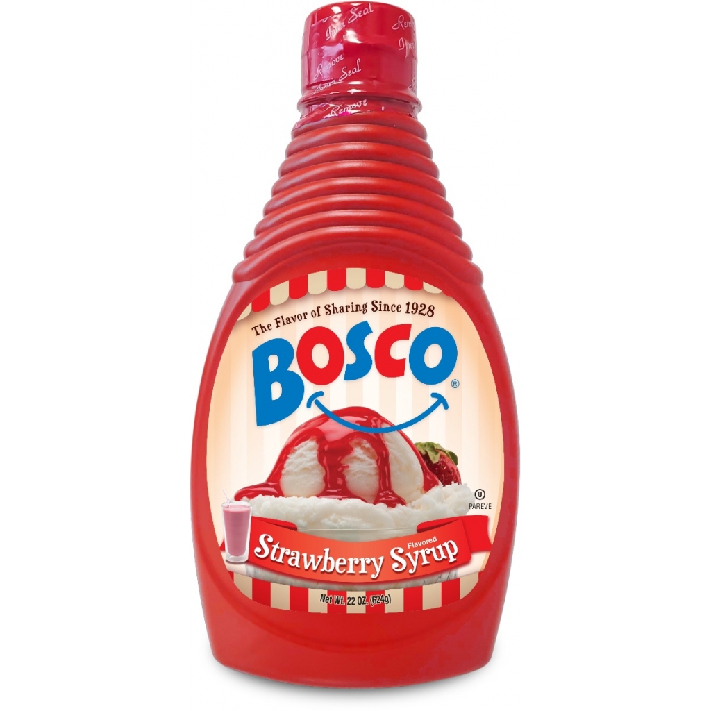 Bosco Strawberry Syrup for Sweet Treats