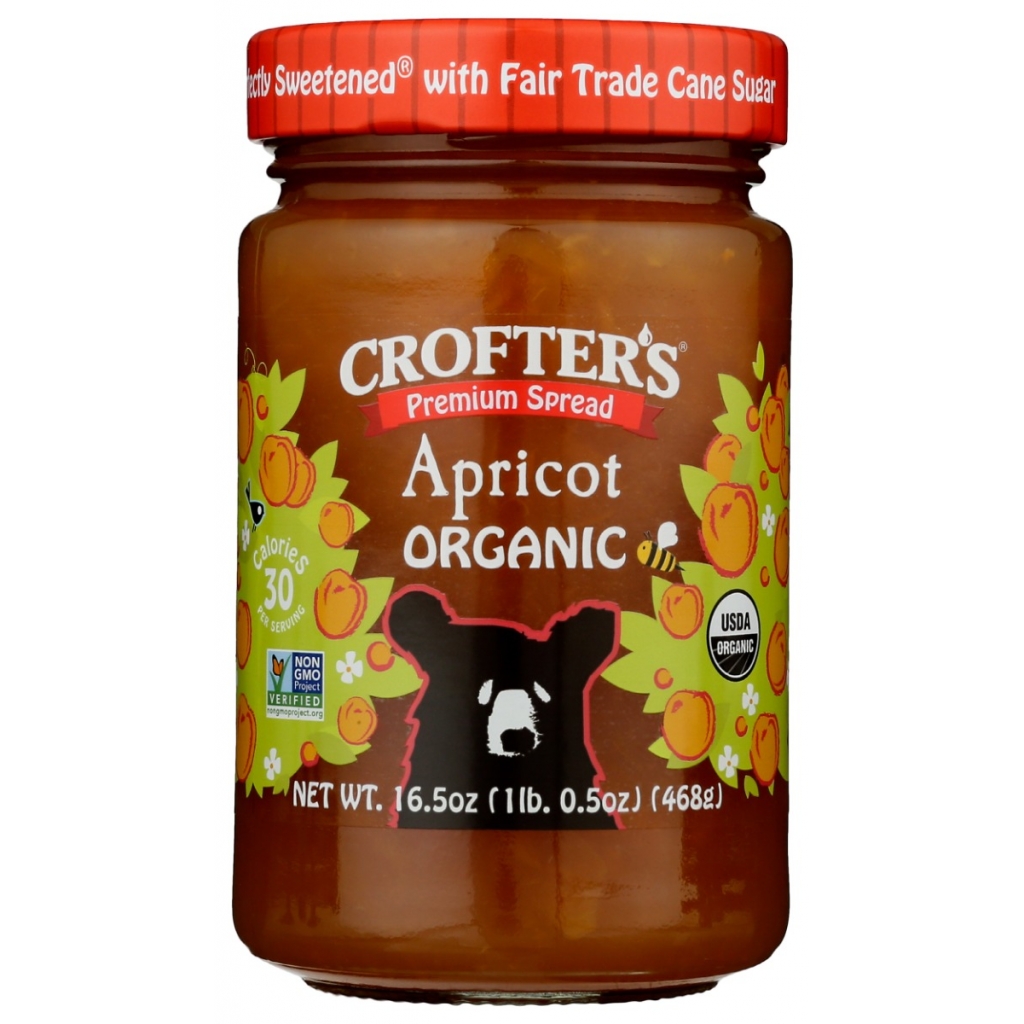 Organic Apricot Fruit Spread