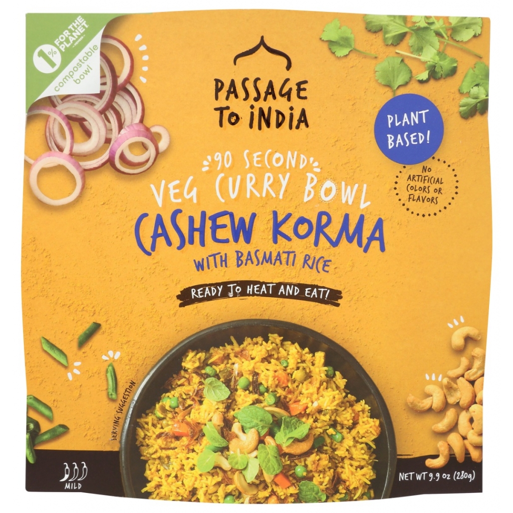 Cashew Korma Veg Curry Bowl, 9.87 oz