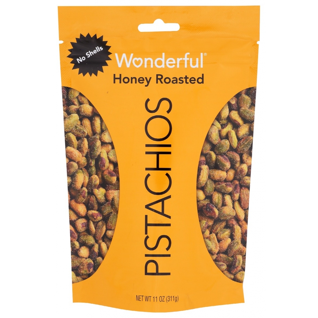 Honey Roasted No Shell Pistachios - 11 oz