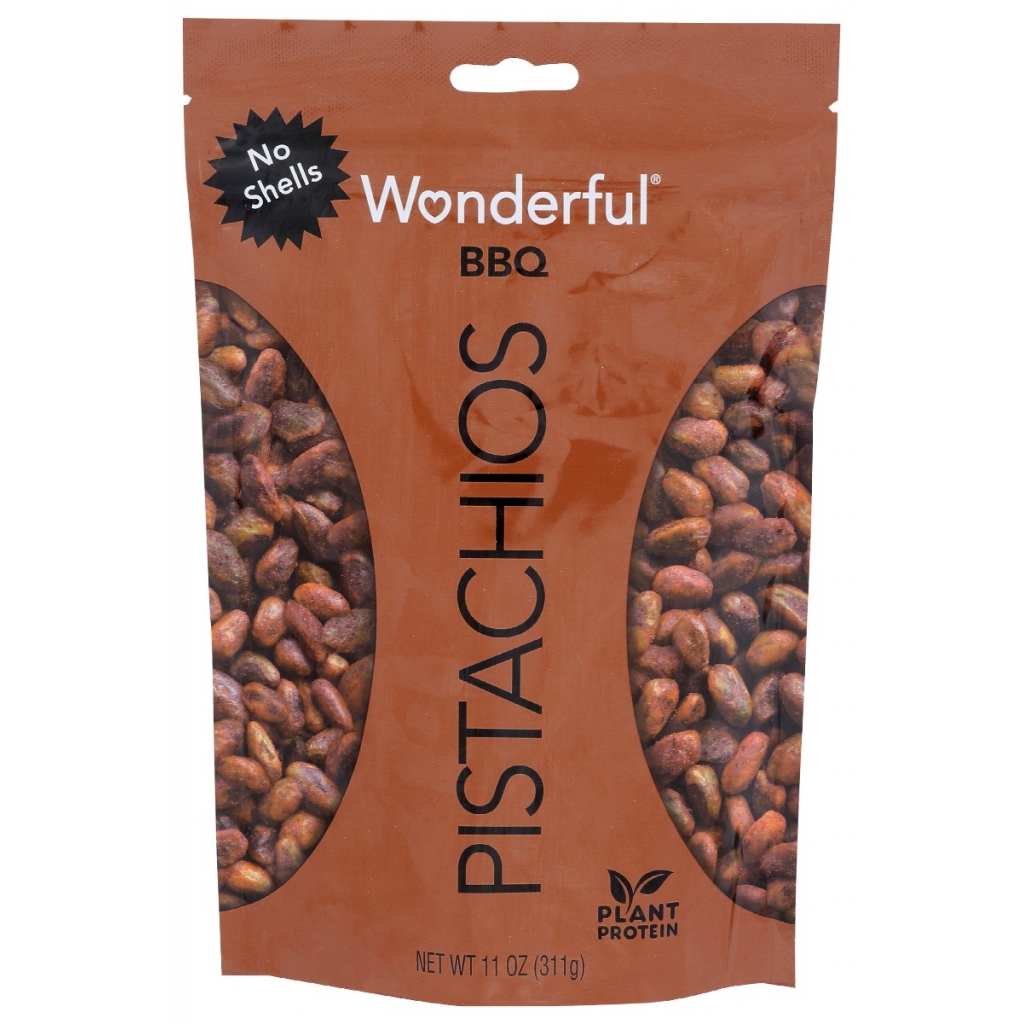 BBQ No Shells Wonderful Pistachios, 11 oz