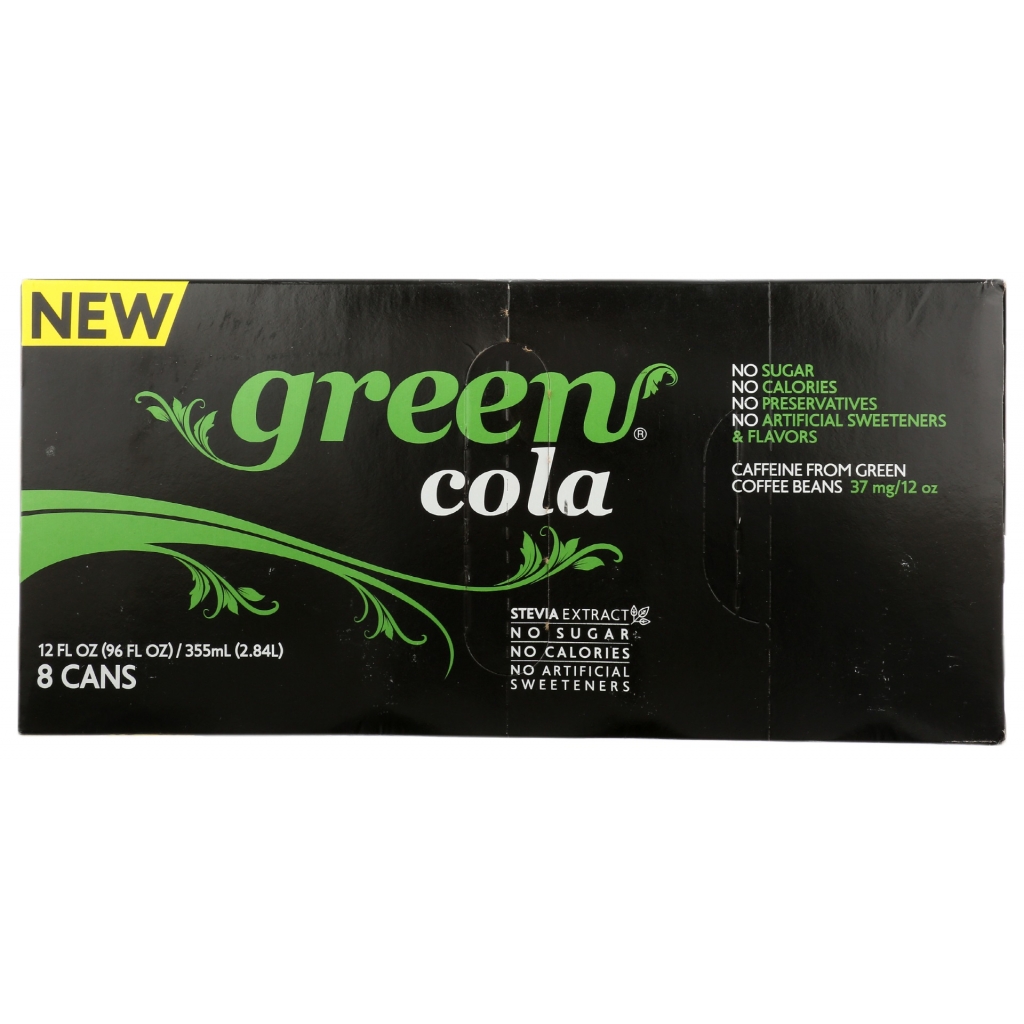 Green Cola Soda 8pk - 96 fl oz