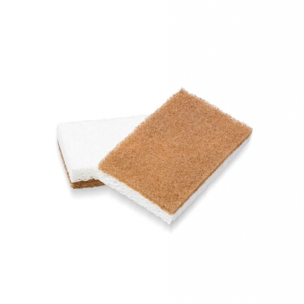 Plant-Based Walnut Scrubber Sponge - 2 Pk