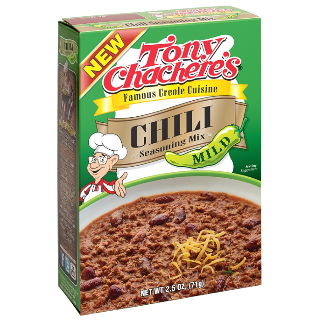 Mild Chili Seasoning Mix - 2.5 oz - Authentic Louisiana Flavor