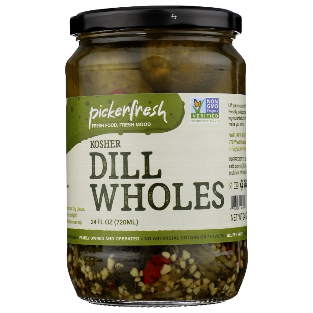 Kosher Dill Whole Pickles, 24 oz