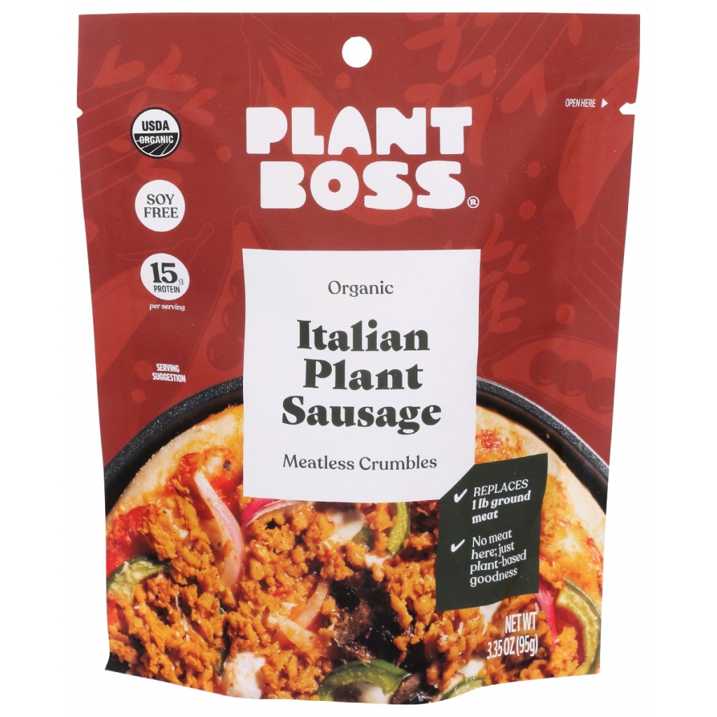 Italian Plant-Based Sausage Crumbles