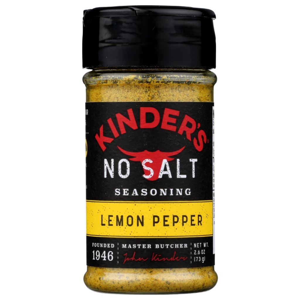 No Salt Lemon Pepper Seasoning - 2.6 oz